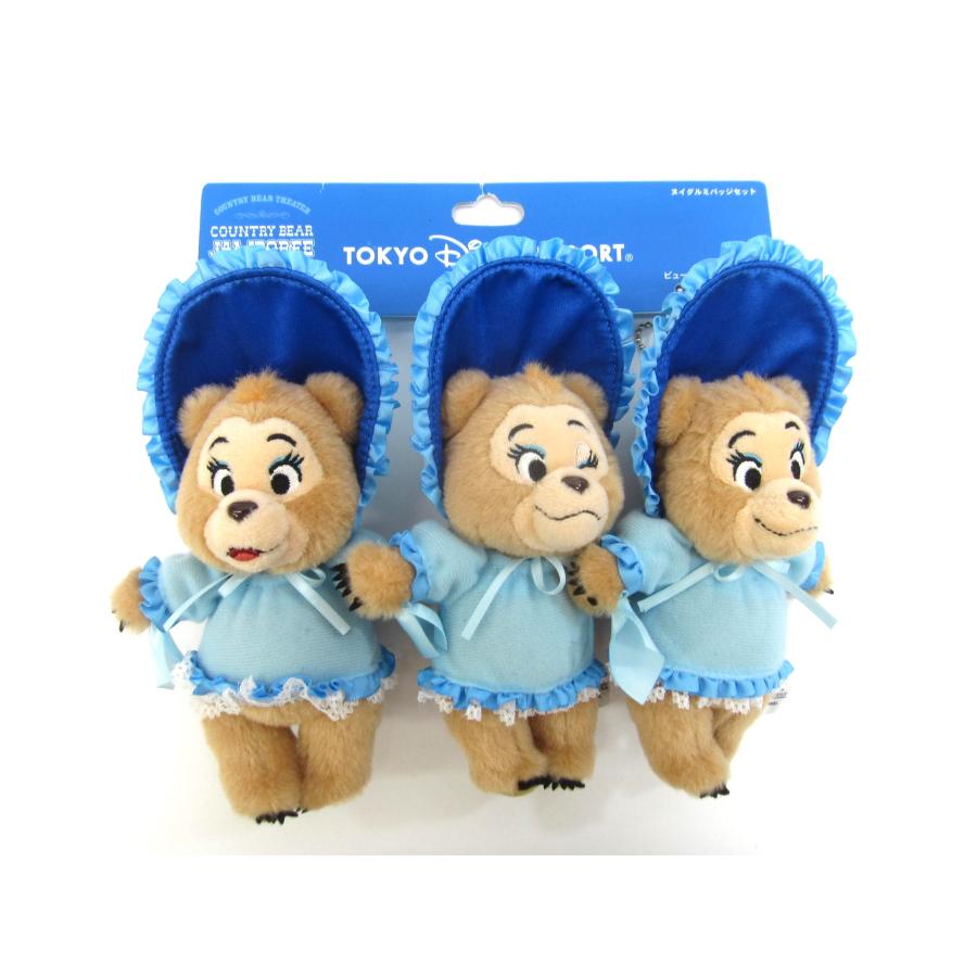カントリーベア・シアター ザ・サンボネッツ ぬいぐるみバッジセット