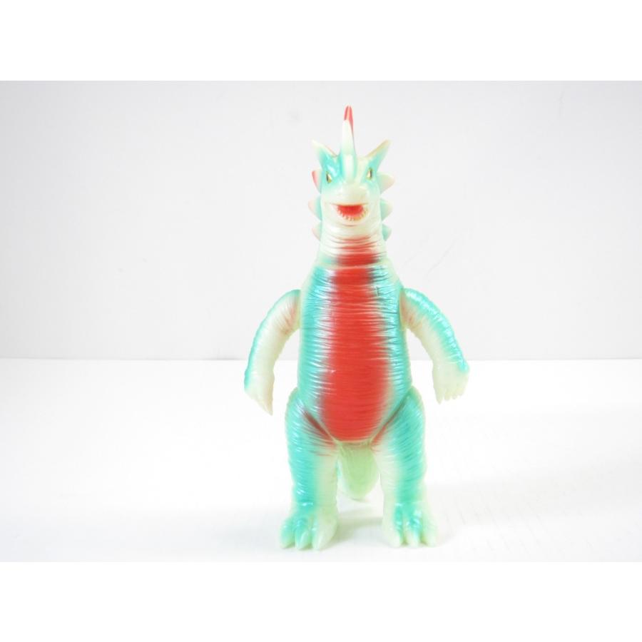 ブルファクト怪獣フィギュア 青緑色 ソフトビニール特撮