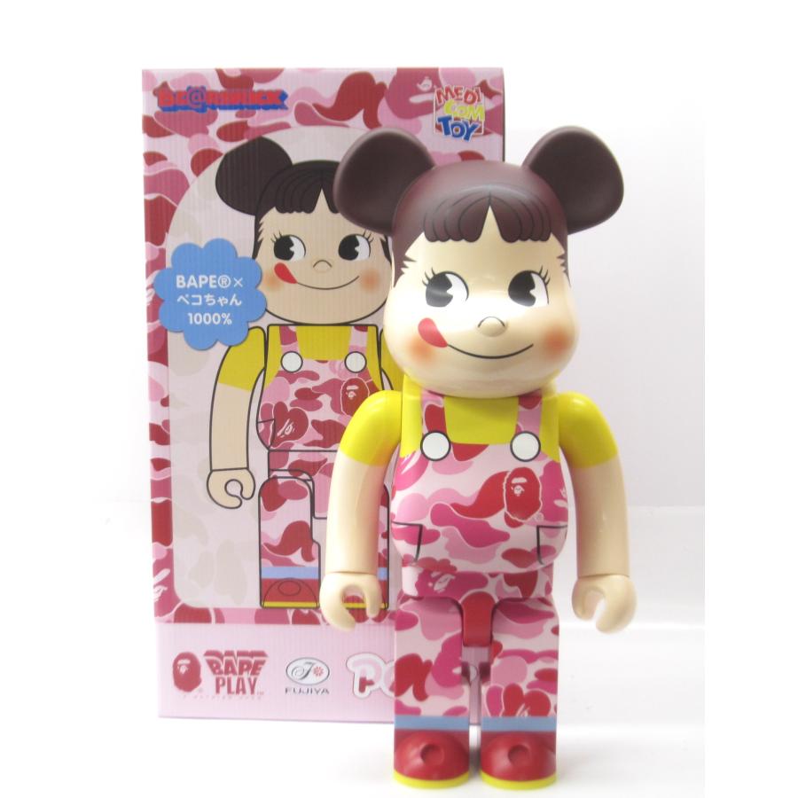 BE@RBRICK BAPE(R) × ペコちゃん 1000% ピンク 【公式通販】
