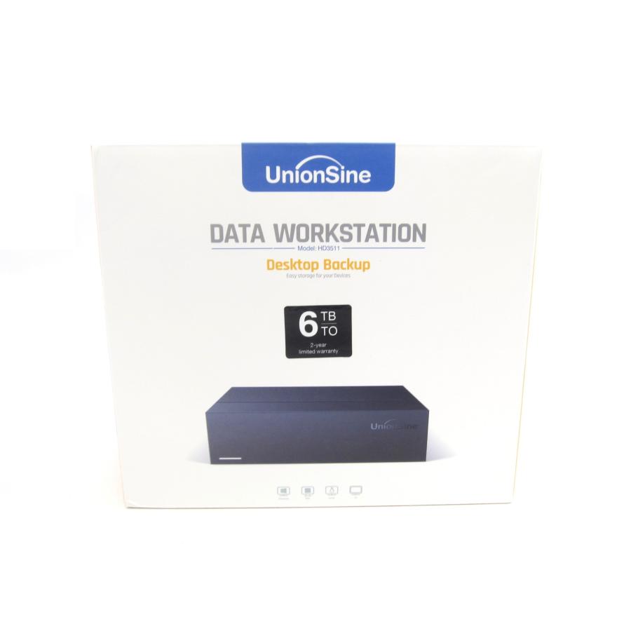 UnionSine 外付けHDD 6TB デスクトップバックアップ HD3511 UnionSine 外付けHDD 6TB デスクトップバックアップ HD3511 6TB