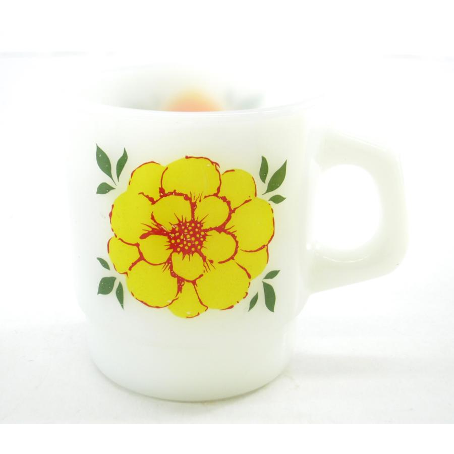 FIRE KING ファイヤーキング デイブレイカー 花 1960〜1970 マグカップ