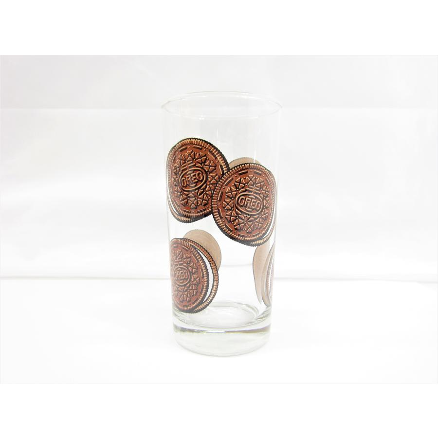 OREO オレオ クッキーグラス ヴィンテージ ガラスコップ ∠UK910 : u  