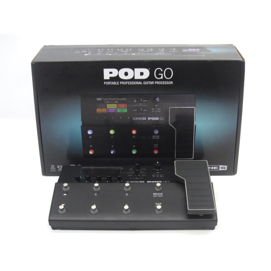 LINE 6 POD GO マルチエフェクター箱無し LINE6 POD GOマルチエフェクター外箱無し