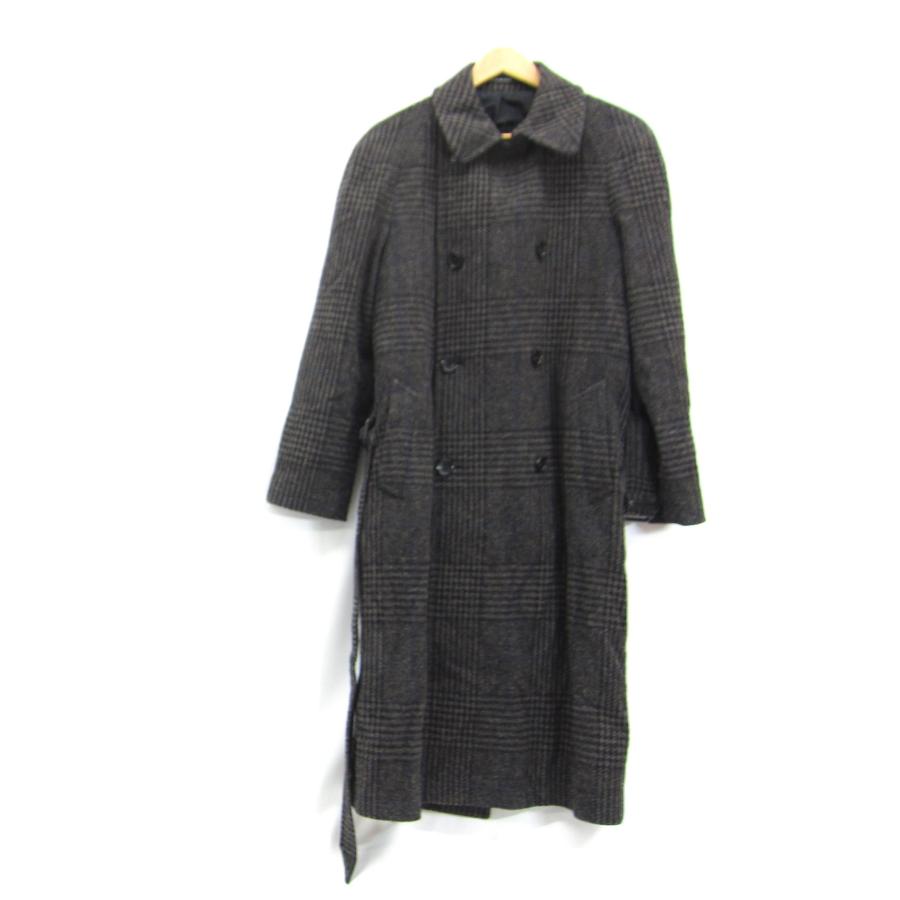 <美品>TAGLIATORE × ブリッラ ウール ダブル ベルデットコート46 美品>TAGLIATORE × ブリッラ ウール ダブル ベルデットコート46
