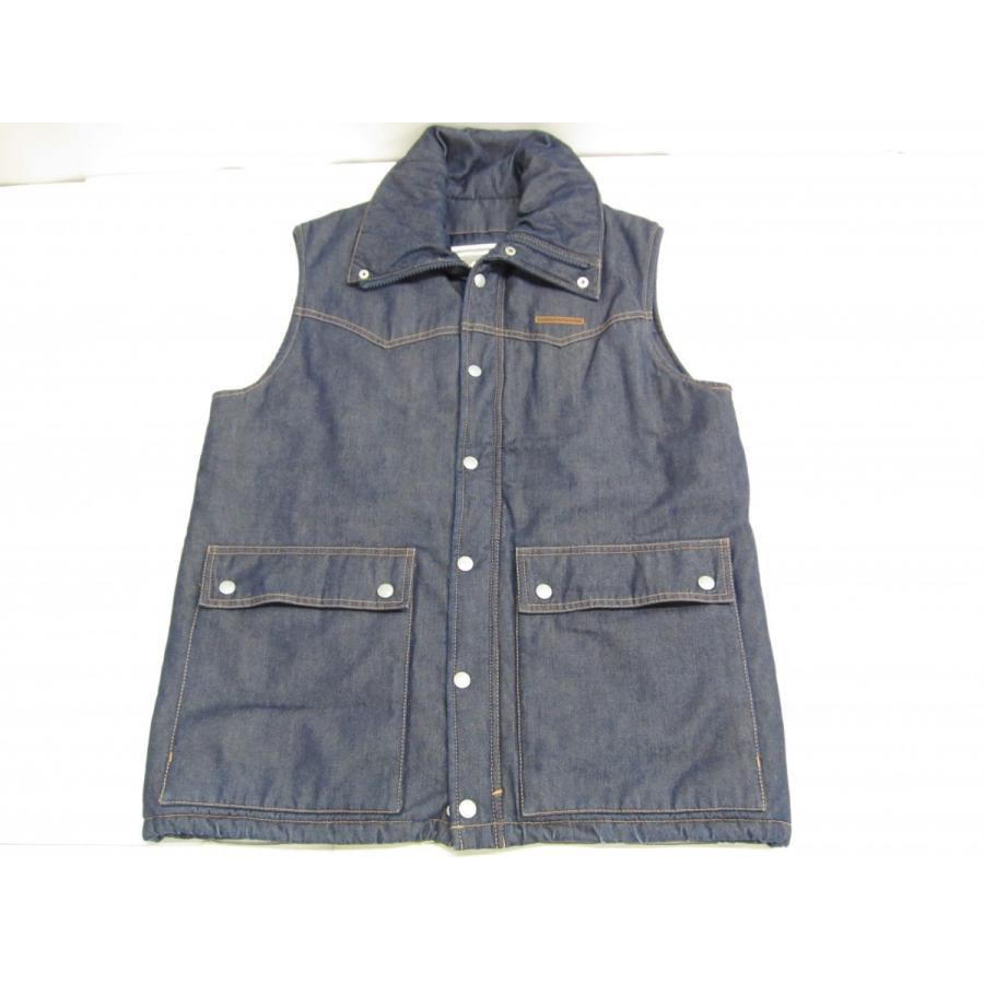 好評 Size ｌ ダウンベスト デニム コアファイター Corefighter ジャケット Maisercher Lu