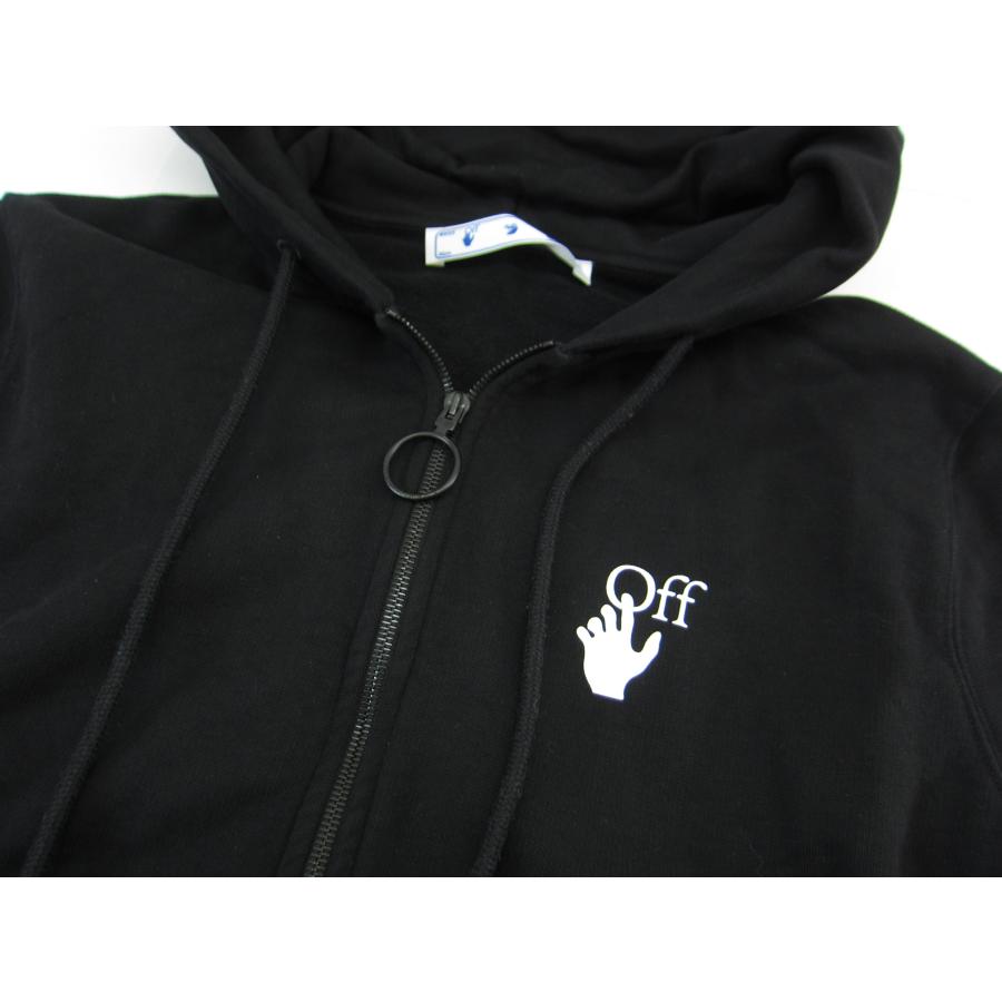 off white オフホワイト MARKER LOGO ZIP パーカー セットアップ サイズ:L #UF3401｜thrift-webshop｜05