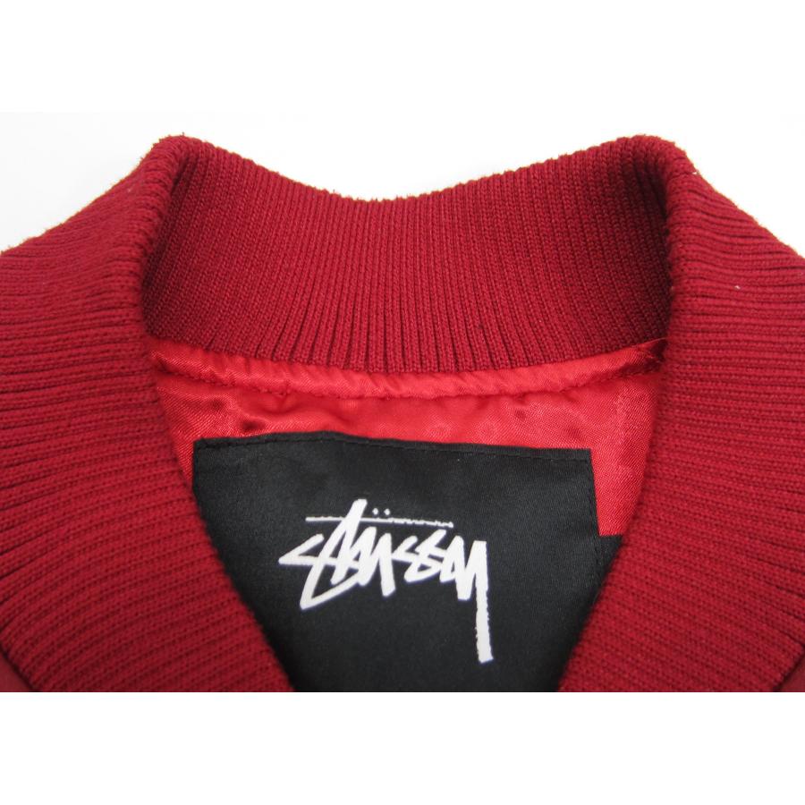 STUSSY ステューシー スカジャン 刺繍 ヤシの木 SIZE:M 衣類 STUSSY ステューシー スカジャン 刺繍 ヤシの木 SIZE:M 衣類