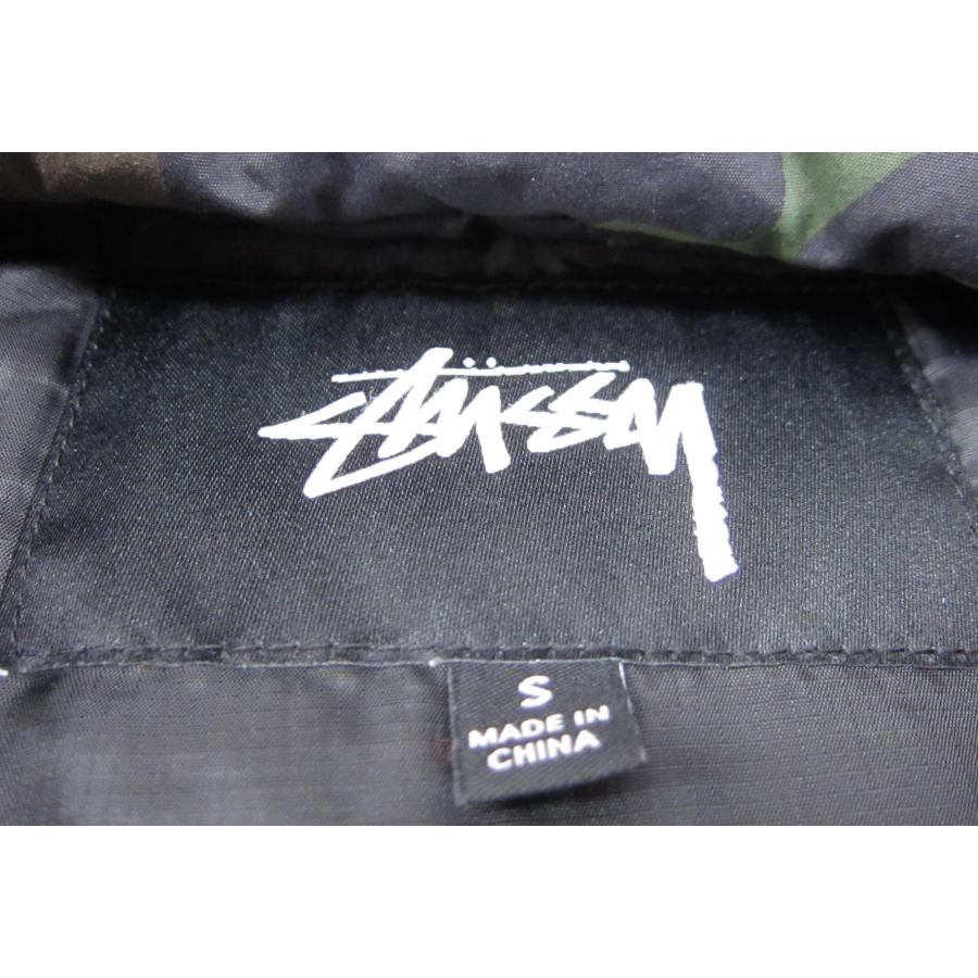 STUSSY  ステューシー 迷彩柄 ナイロン中綿 フロントジップ パーカー SIZE:S メンズ 衣類 □UF3626｜thrift-webshop｜06