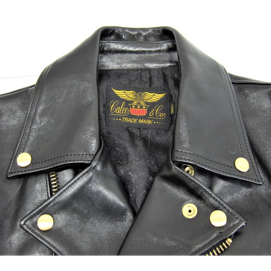 CALEE キャリー 馬革ホースレザー ライダースジャケット サイズ CALEE キャリー 馬革ホースレザー ライダースジャケット サイズ