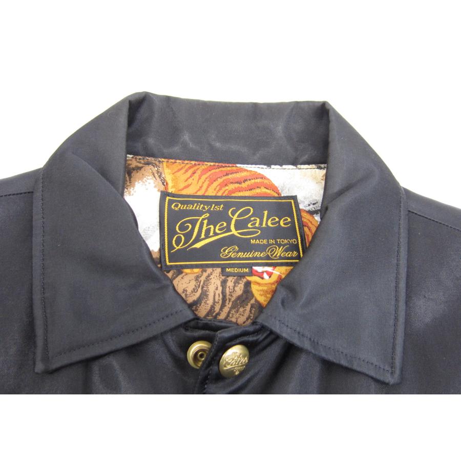 CALEE キャリー COTTON RAYON EMBROIDERY COACH JACKET サイズ CALEE キャリー COTTON RAYON EMBROIDERY COACH JACKET サイズ