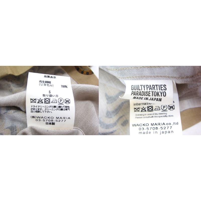 WACKO MARIA ワコマリア × 天国東京 タイガー アロハシャツ SIZE WACKO MARIA ワコマリア × 天国東京 タイガー アロハシャツ SIZE