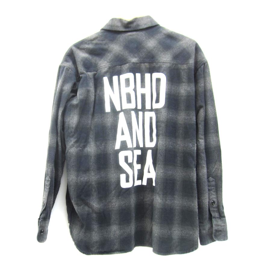 NEIGHBORHOOD（ネイバーフッド） × WIND AND SEA OMBRE CHECK SHIRT