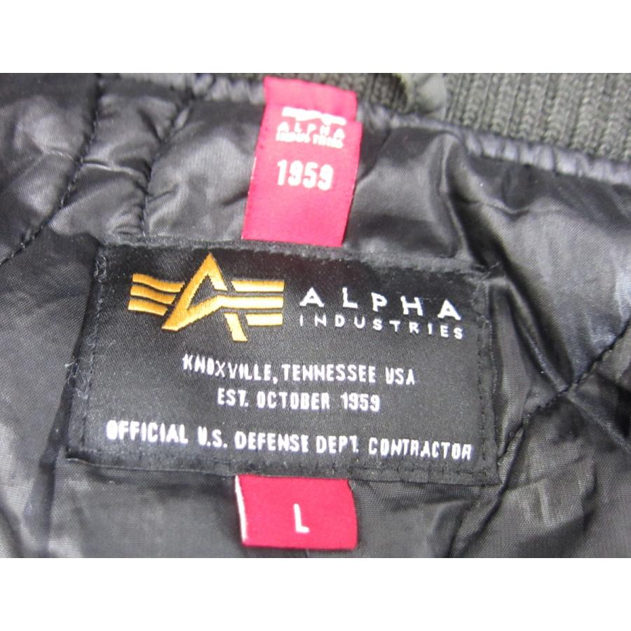 ALPHA INDUSTRIES MA1 フーデッドリブジャケット SIZE:L メンズ 衣類 □UF3341｜thrift-webshop｜08