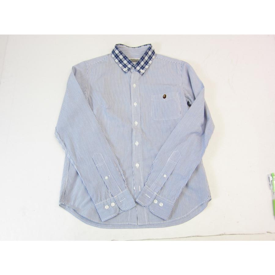 A BATHING APE （アベイシングエイプ） サイズ：XS 長袖 ストライプ 