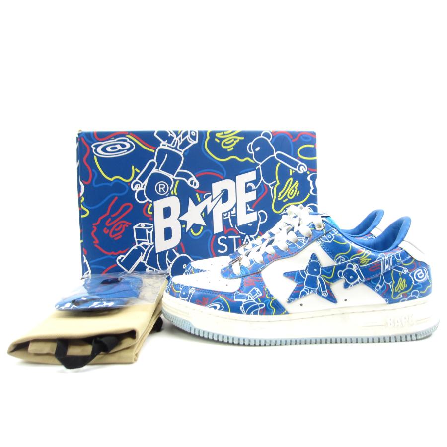A BATHING APE Bathing Ape Bape Sta Medicom Toy Bearbrick Camo Blue 