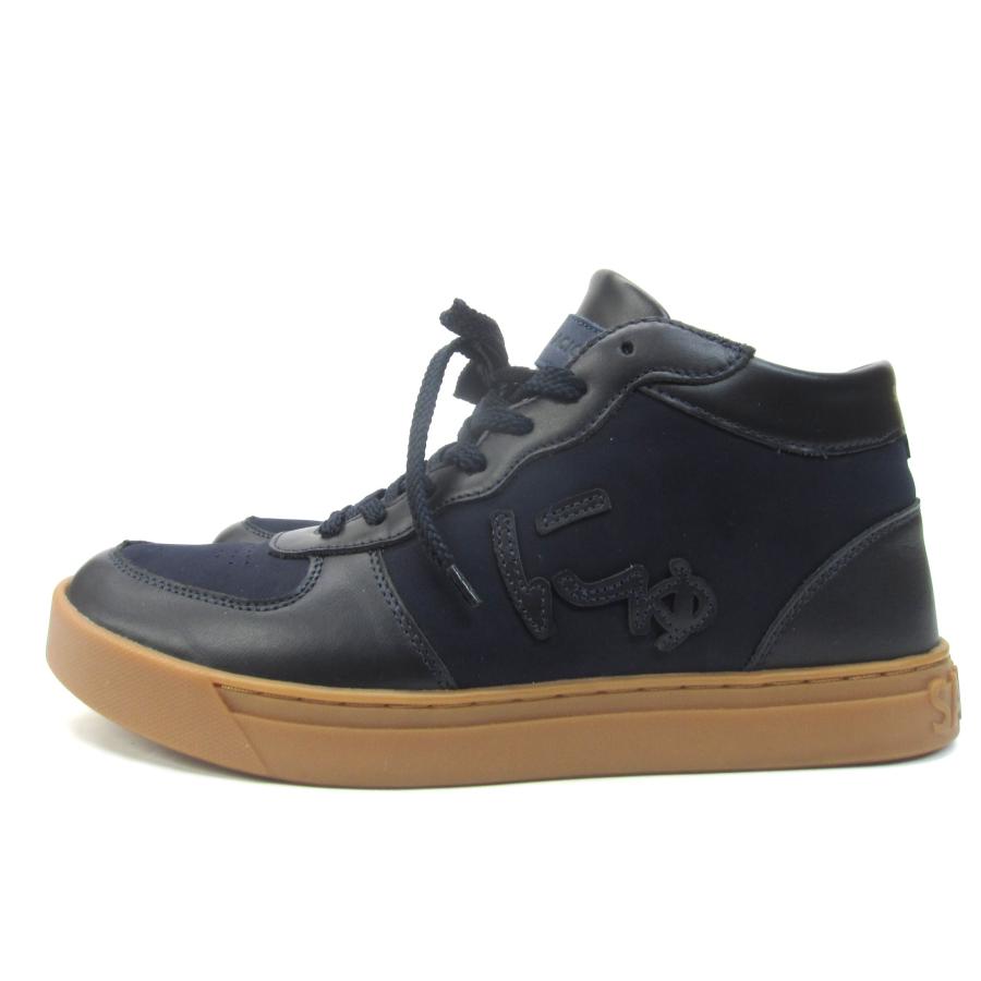 via SANGACIO ヴィア サンガチオ にゅ〜ず SG MID NAVY SIZE:27.0cm