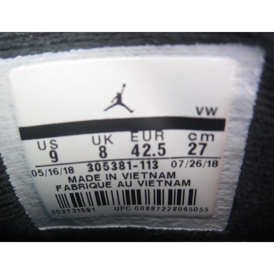 NIKE ナイキAIR JORDAN 8 RETRO 305381-113 US9 27.0cm スニーカー 靴 □UT7323｜thrift-webshop｜06