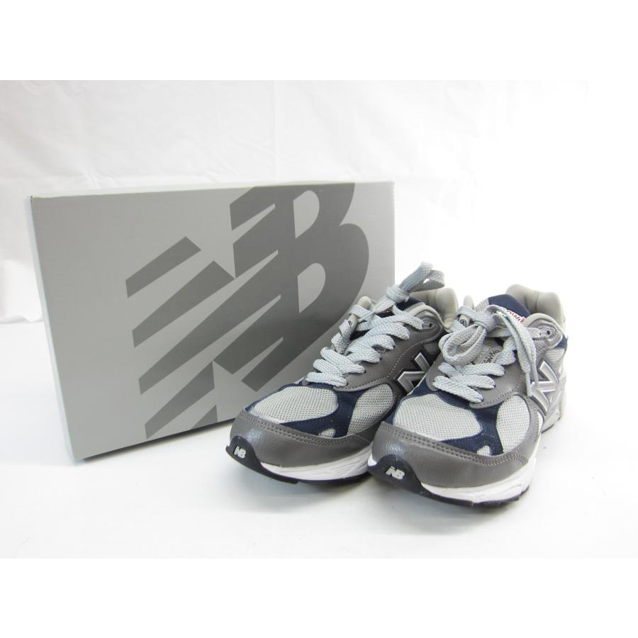 New Balance ニューバランス 990V3 Gray Navy ネイビー 27.0cm メンズ 