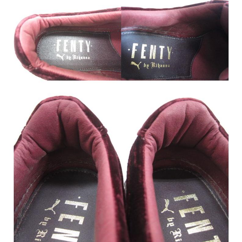 PUMA プーマ × FENTY By Rihanna Velvet Creeper 'Burgundy PUMA プーマ × FENTY By Rihanna Velvet Creeper 'Burgundy