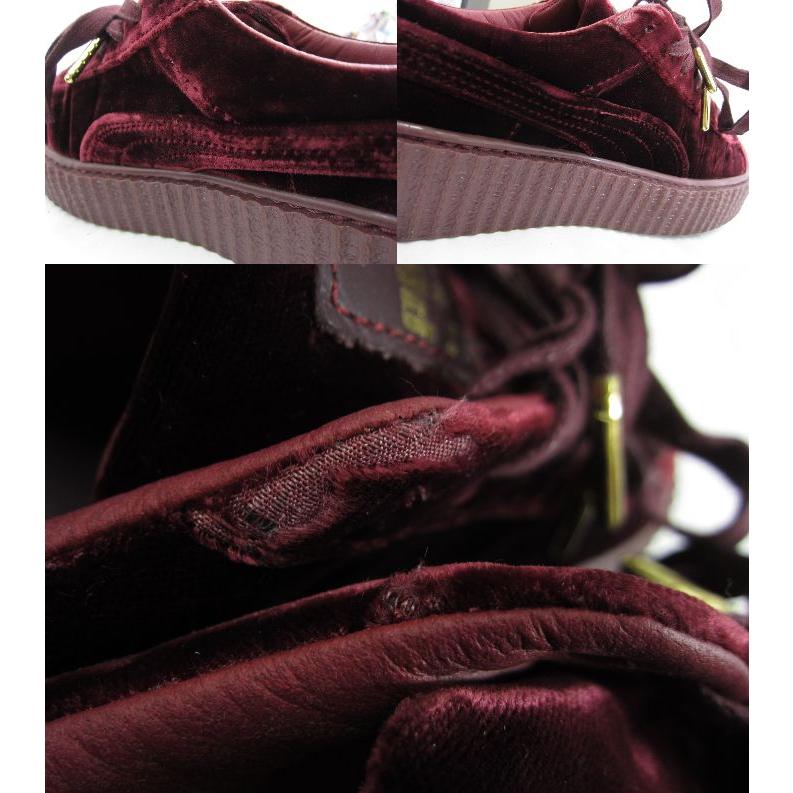 PUMA プーマ × FENTY By Rihanna Velvet Creeper 'Burgundy PUMA プーマ × FENTY By Rihanna Velvet Creeper 'Burgundy