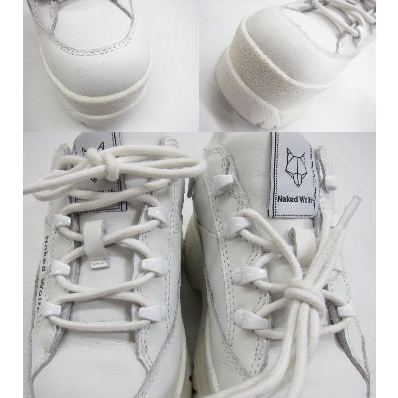 Naked Wolfe NAKED WOLFE Sporty White Leather ネイキッド