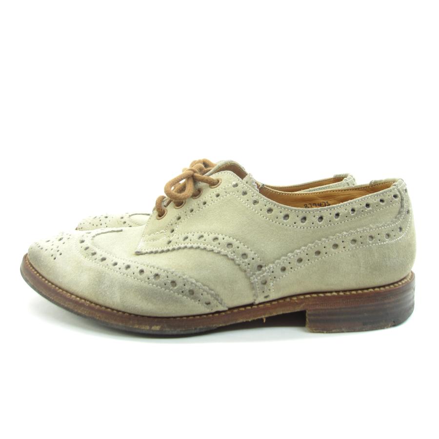 Tricker's（トリッカーズ） スエードウイングチップ SIZE:25.5cm