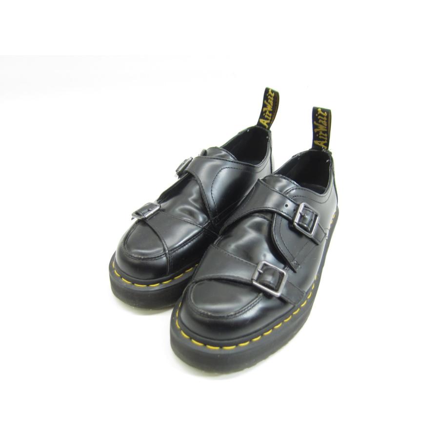 Dr.Martens ドクターマーチン QUAD CREEPERS SIDNEY DBL MONK BLACK UK8 27.0cm 靴