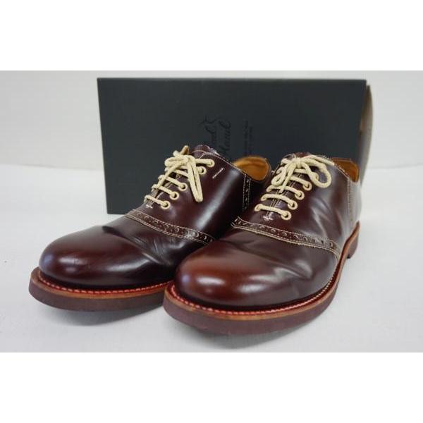 《メンズ靴》REGAL リーガル グラッドハンドコラボ サドルシューズ  27.0cm【中古】
