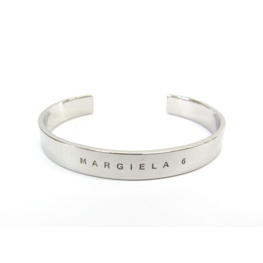 お値下げ済み！未使用に近い MM6 MAISON MARGIELA バングル MAISON MARGIELA MM6 メゾン マルジェラ ブレスレット ロゴ バングル