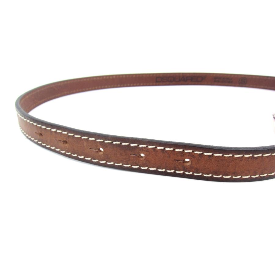 DSQUARED2 ディースクエアード バックル ベルト 革製 ∠UA11240 DSQUARED2 ディースクエアード バックル ベルト 革製 ∠UA11240