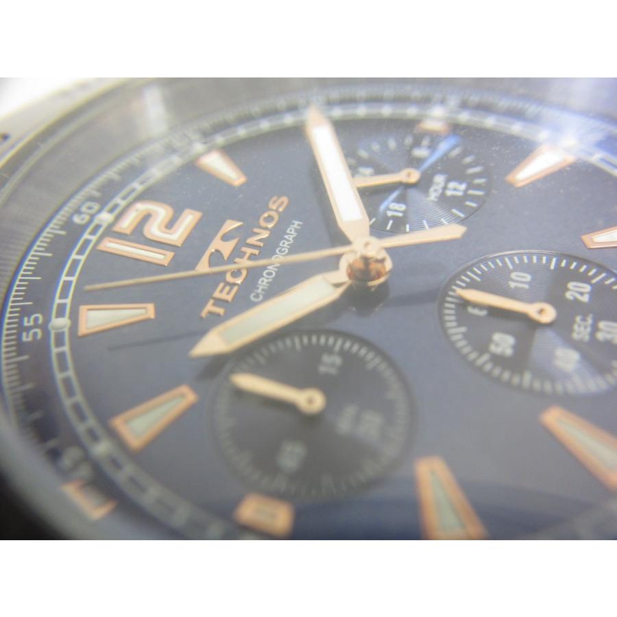 超激得SALE TECHNOS テクノス T7447 クロノグラフ メンズ 腕時計 