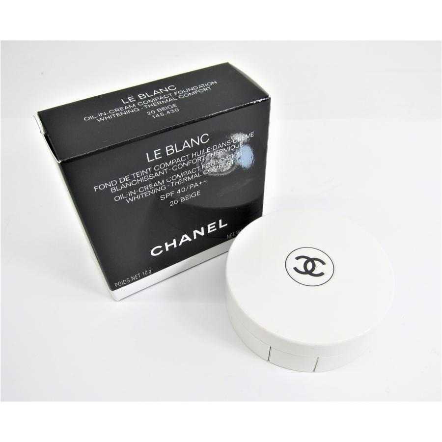 CHANEL Le Blanc OIL-IN-CREAM Compact Foundation Whitening Thermal Comfort  SPF