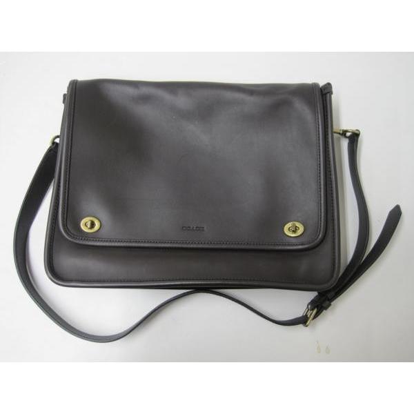 冬バーゲン 正規品 ブランドカバン Coach ショルダーバッグ 中古 メンズ フィールド レザー ブリーカー コーチ バッグ Dagl Tg