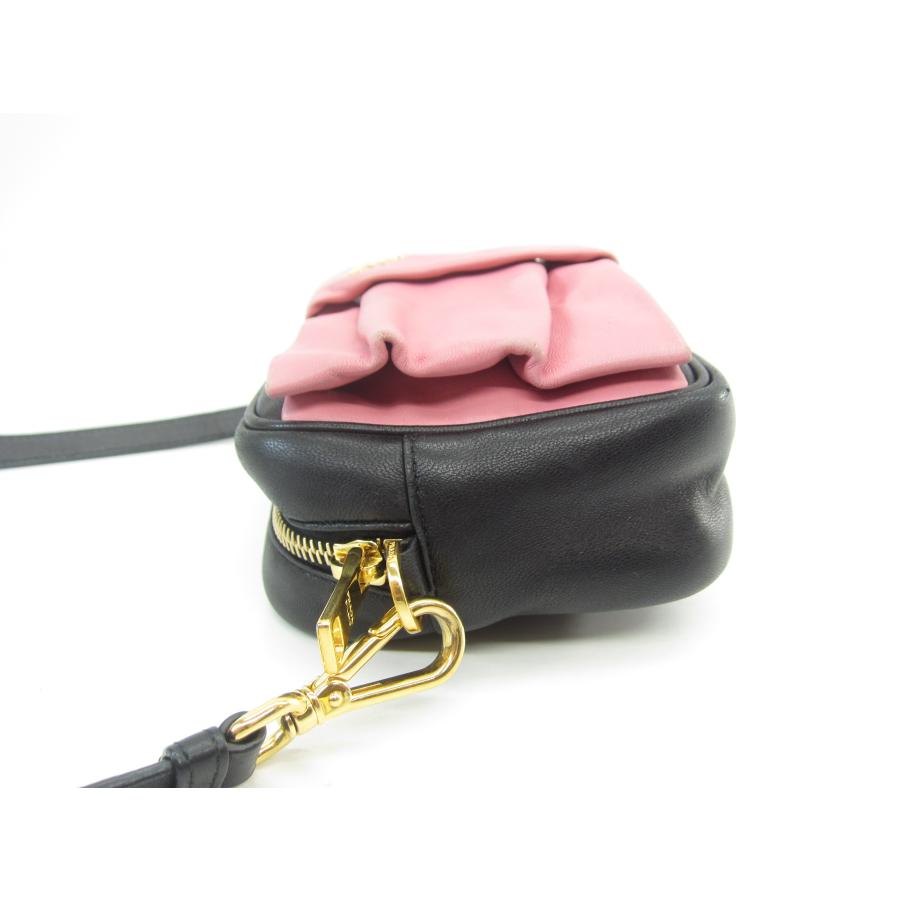 プラダ レザー リボン モチーフ 2way ショルダーバッグ BP0166