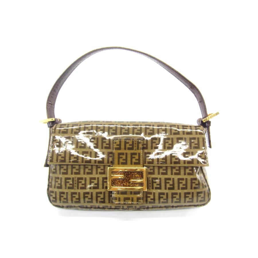 極美品✨FENDI フェンディ ズッキーノ マンマバケット FF金具 保存袋付 FENDI（フェンディ） ズッキーノ柄 マンマバケット ワンショルダー
