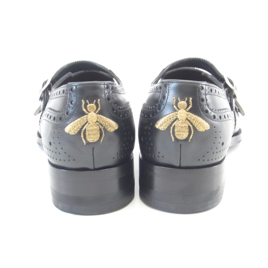 GUCCI グッチ ケルコアブローグモンクシューズ サイズ:10 GUCCI グッチ ケルコアブローグモンクシューズ サイズ:10