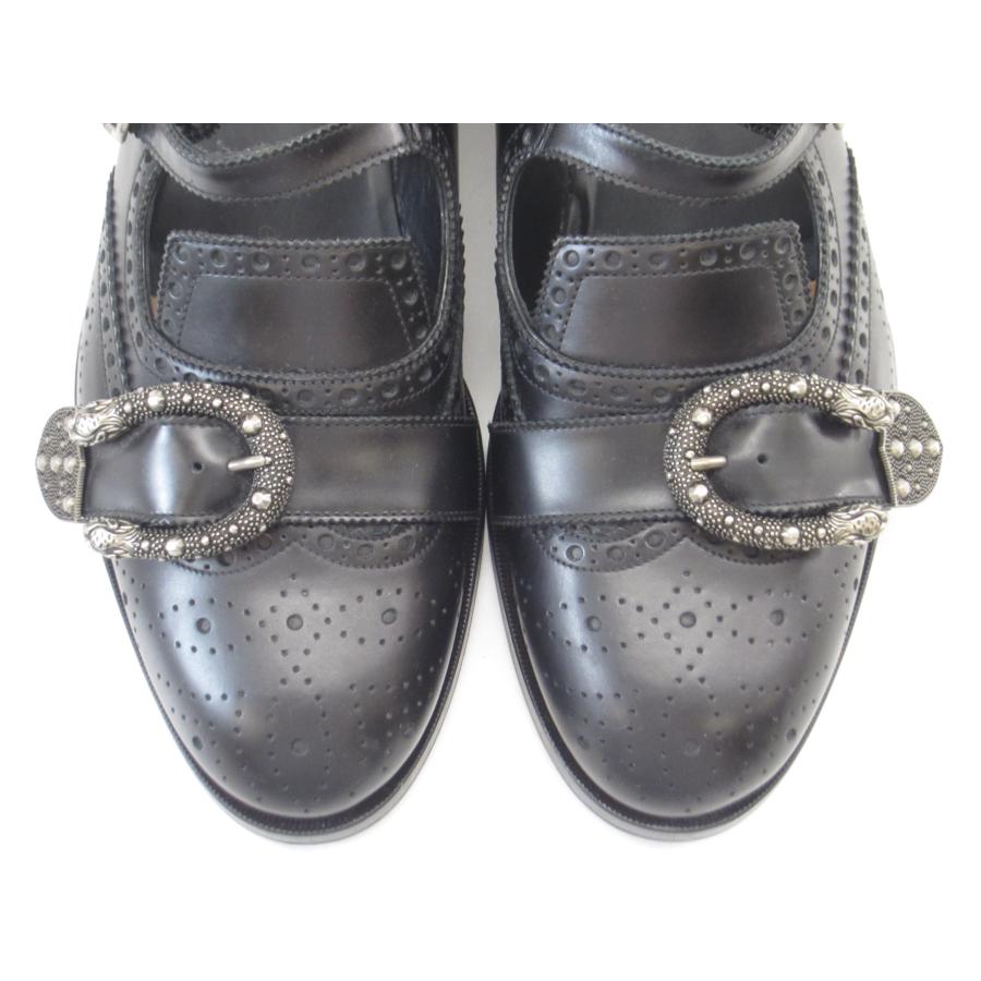 GUCCI グッチ ケルコアブローグモンクシューズ サイズ:10 GUCCI グッチ ケルコアブローグモンクシューズ サイズ:10