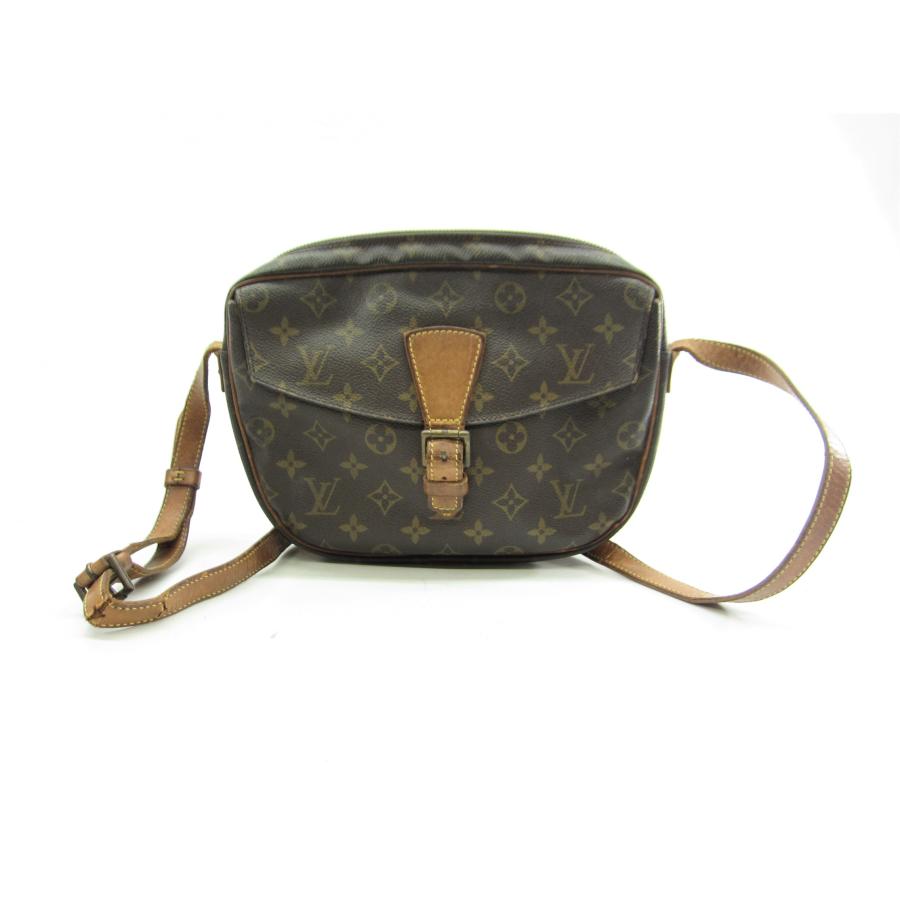 ★3日以内返品可★  LOUIS VUITTON ルイ・ヴィトン モノグラム ジュヌフィーユ27 M51225 ショルダーバッグ ブラウン コーティングキャンバス レザー レディース LOUIS VUITTON（ルイ・ヴィトン） M51225 モノグラム ジュヌフィーユ