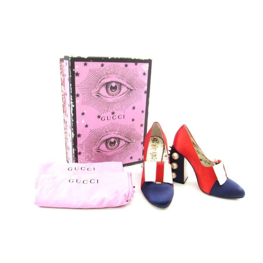 GUCCI グッチ　ローファー パンプス GGパールヒール　シェリー 36.5 GUCCI グッチローファー パンプス GGパールヒールシェリー 36.5