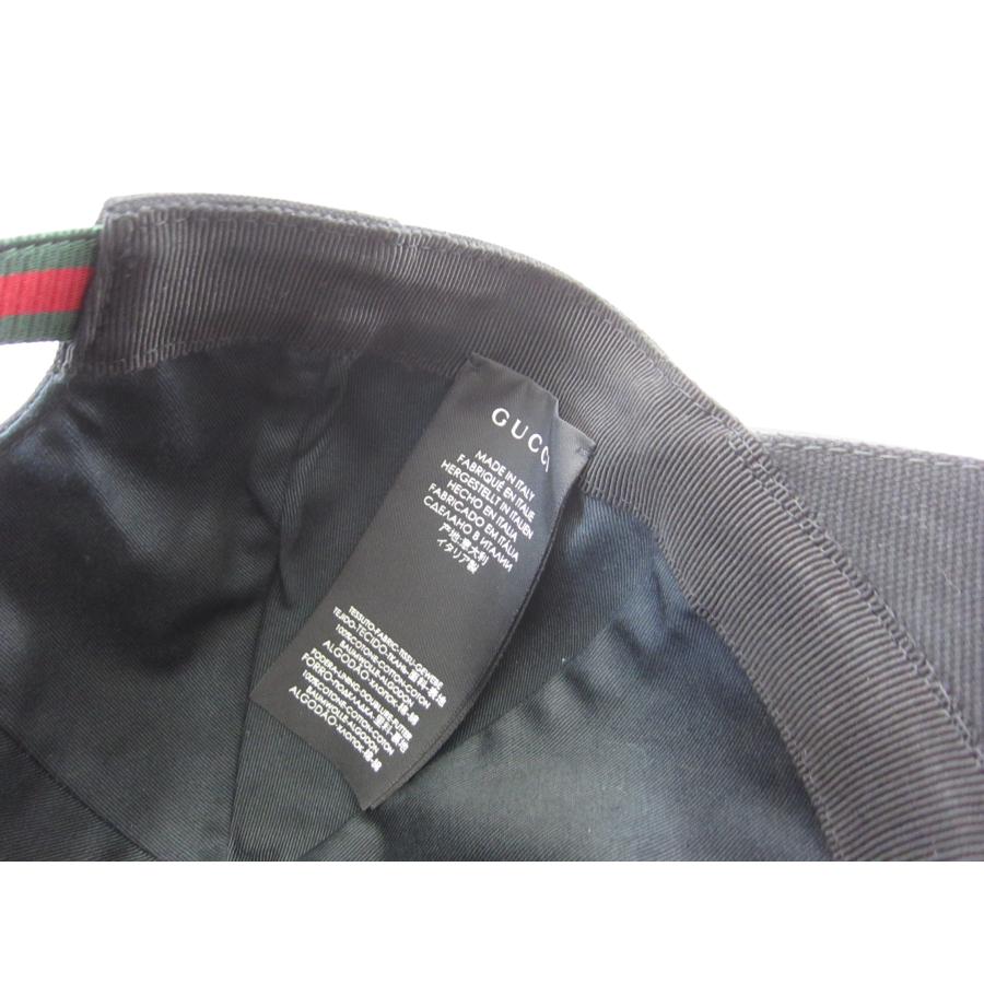 GUCCI グッチ キャップ ブラック グリーン インターロッキング GUCCI グッチ キャップ ブラック グリーン インターロッキング