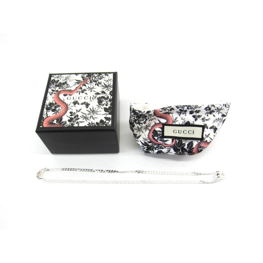 GUCCI（グッチ） カットアウトGリング ペンダント ネックレス 925