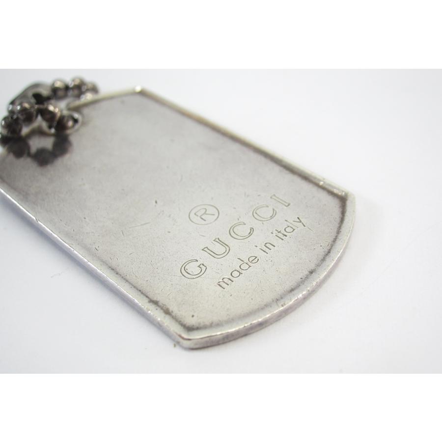 GUCCI グッチ ドッグタグ シルバー ネックレス ヘッド ∠UP4344