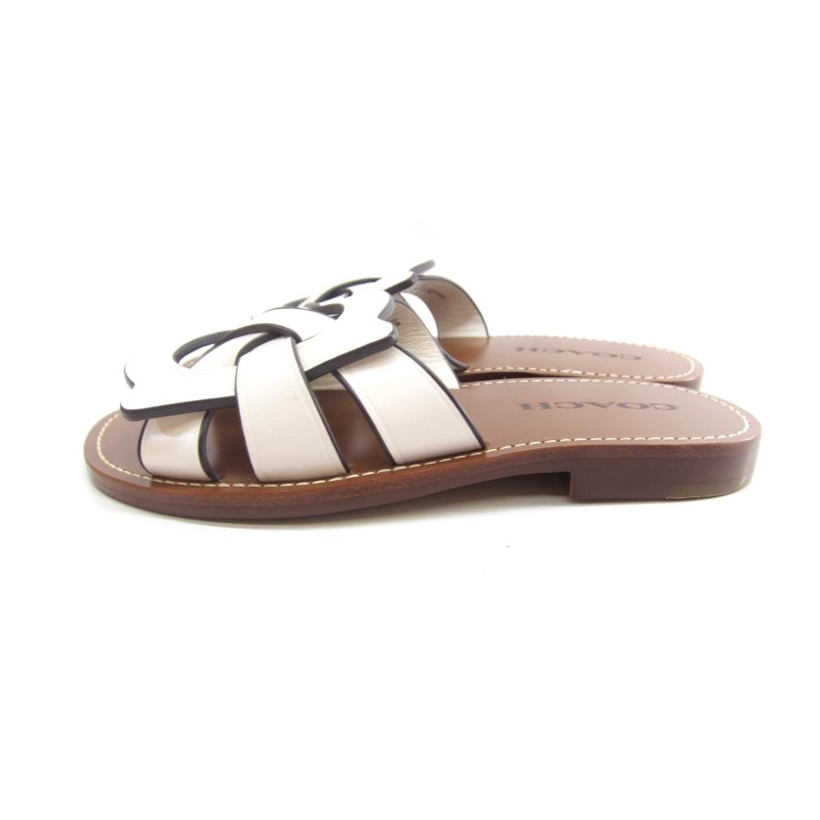 COACH コーチ イッサ サンダル レディース ホワイト SIZE:35.5 COACH コーチ イッサ サンダル レディース ホワイト SIZE:35.5