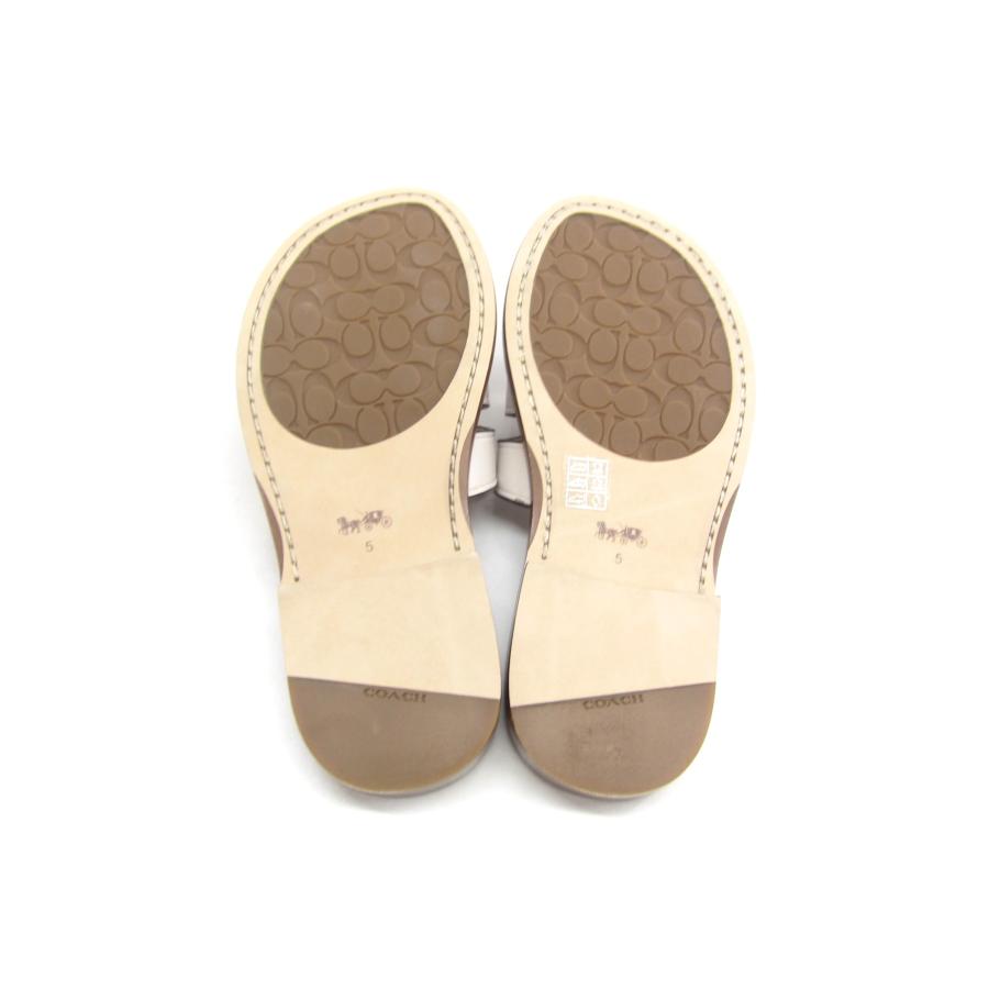COACH コーチ イッサ サンダル レディース ホワイト SIZE:35.5 COACH コーチ イッサ サンダル レディース ホワイト SIZE:35.5