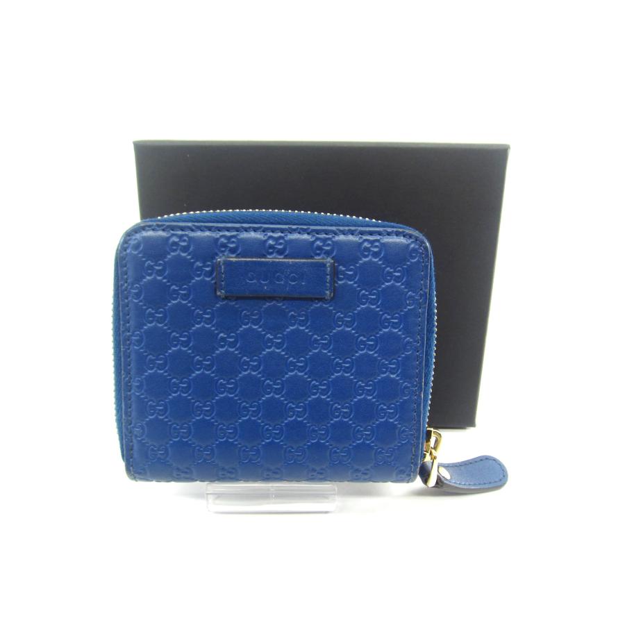 送料込み！ ☆限定品☆ 未使用品 GUCCI ウォレット ブルー 36 グッチ GUCCI アウトレット 二つ折り財布 ミニ財布 ブルー レディース