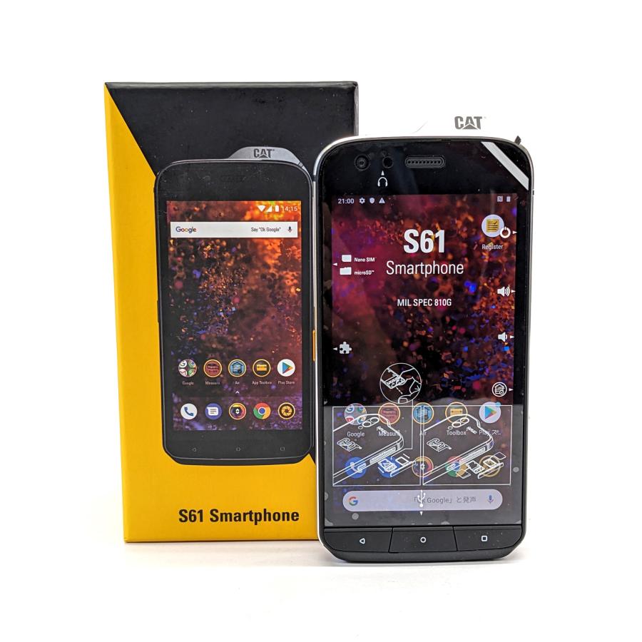 Caterpillar CAT S61 高堅牢タフネススマホ 64GB 日本対応 技適 Caterpillar CAT S61 高堅牢タフネススマホ 64GB 日本対応 技適