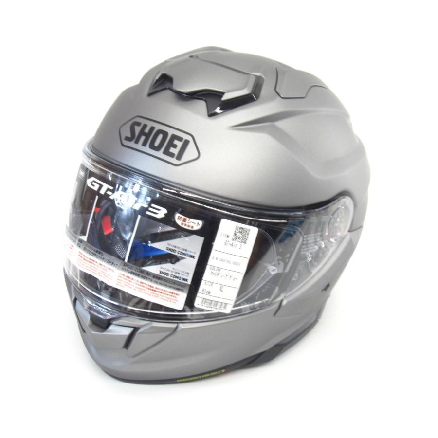 【美品】SHOEI GT-Airヘルメット XLサイズ 未使用 SHOEI ショウエイ GT-Air 3 マットディープグレー サイズ：XL