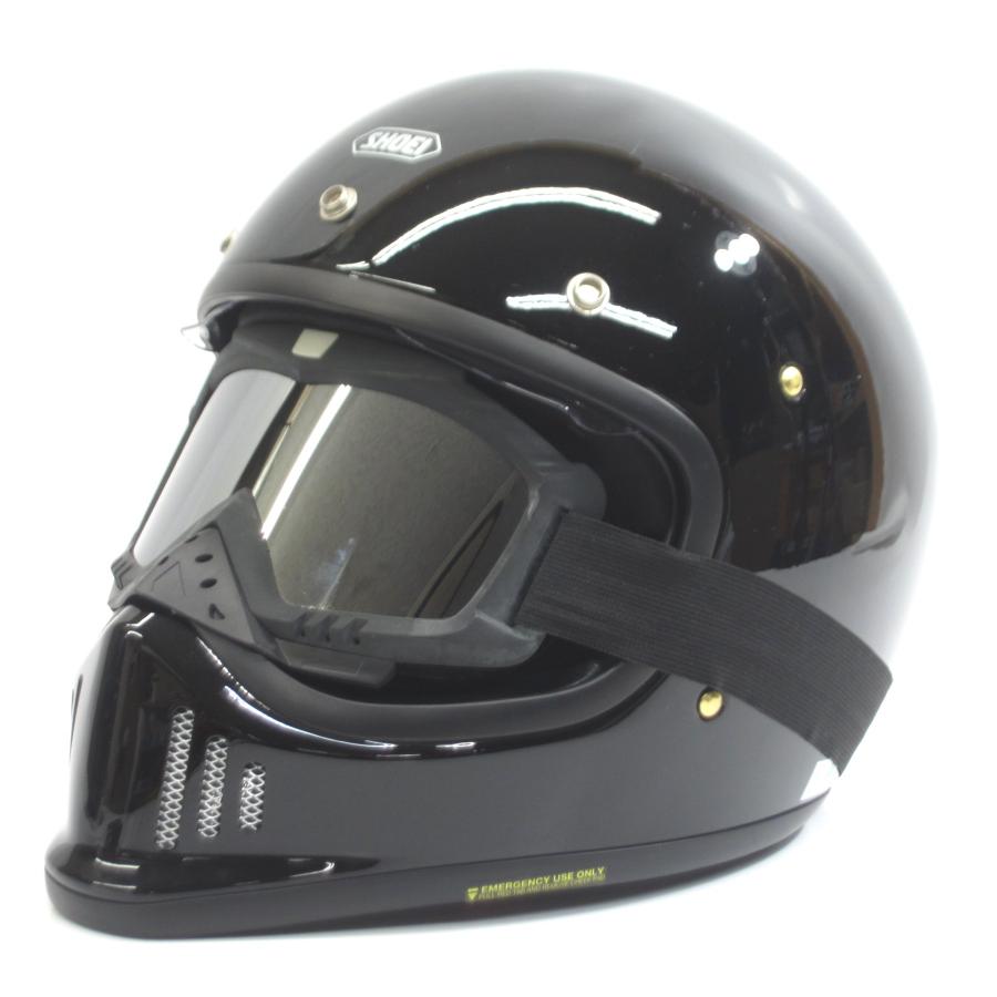 EX-ZERO SHOEI ブラック　L　59cm SHOEI ショウエイ EX-ZERO ブラック サイズ：L (59cm) ゴーグル付き
