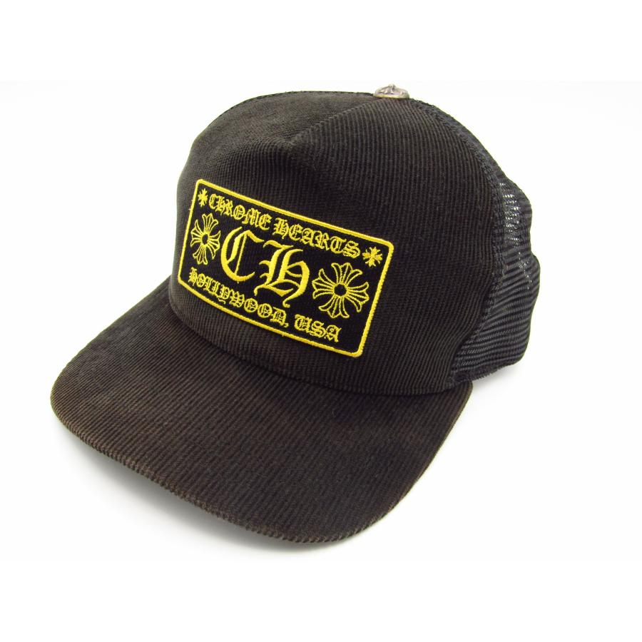 クロムハーツ　トラッカーキャップ　コーデュロイ CHROME HEARTS（クロムハーツ） ハリウッド コーデュロイ トラッカー