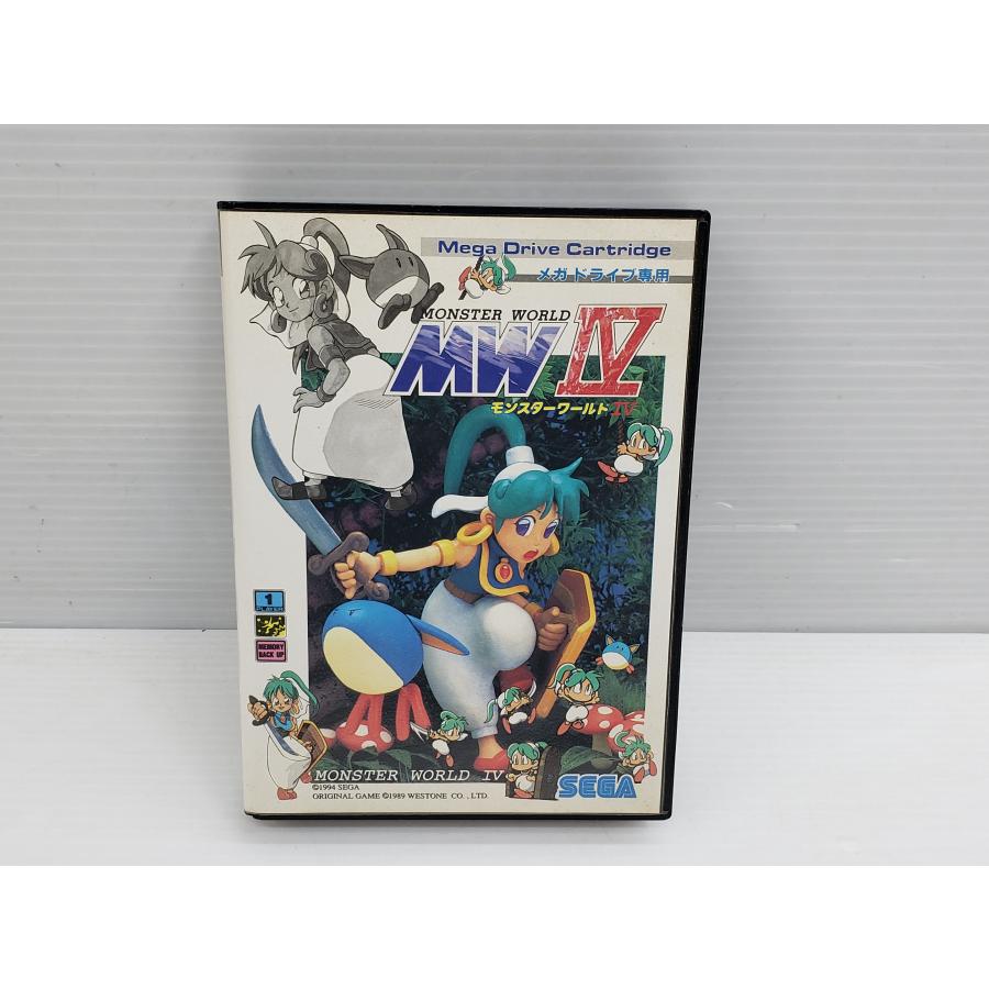 モンスターワールドIV セガ メガドライブ 箱・説明書付き 動作確認済